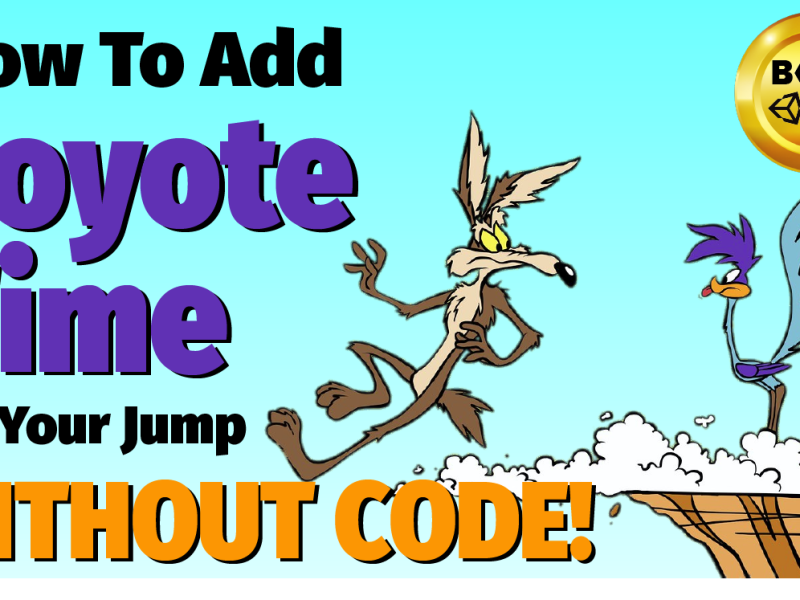 How To Add Coyote Time To Your Jump (Without Code)